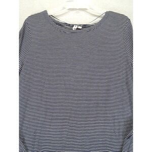 Cable & Gauge Striped, Casual Blouse, Pockets, Size L